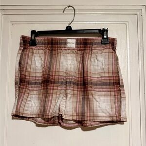 Joyspun flannel pajama shorts